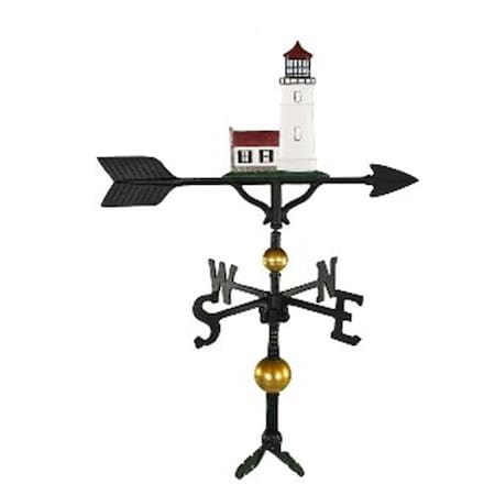 300 Series 32 In Deluxe Color Cottage Lighthouse Weathervane